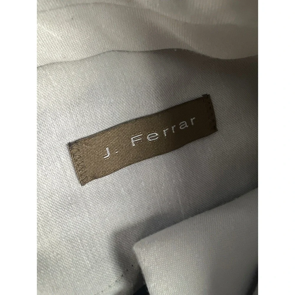 J. Ferrar Dress Pants Mens 36x32 Black Pleated Front Cuffed Microfiber Trousers